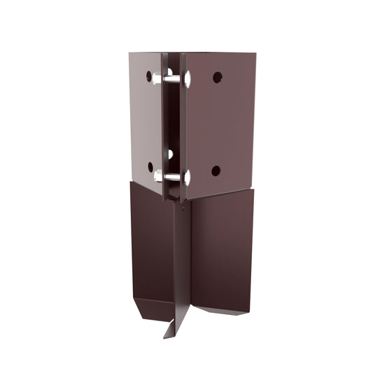 Swift Clamp Concrete In Post Support 75x75mm Powder Coated