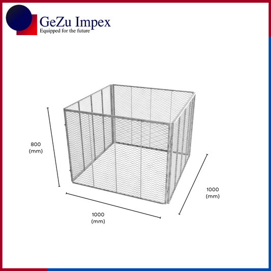 Square mesh composter