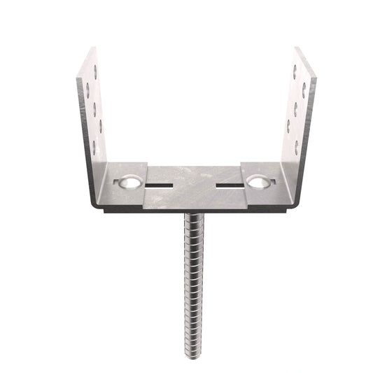Adjustable Width U Post Support with TMT Rod