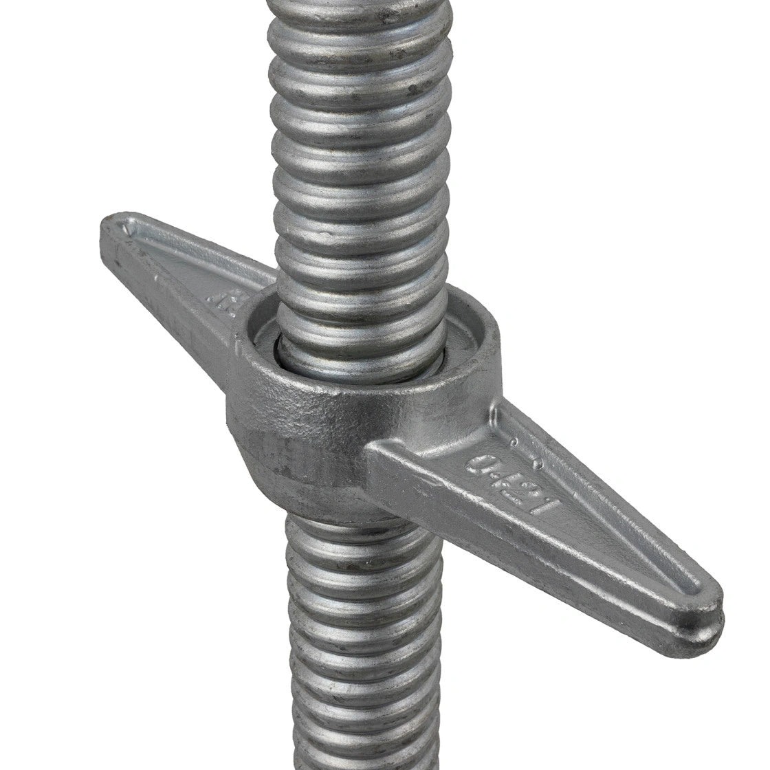 Scaffold Adjustable Leveling Galvanized Screw Solid Stem with Base Plate Swivel Screw Jack