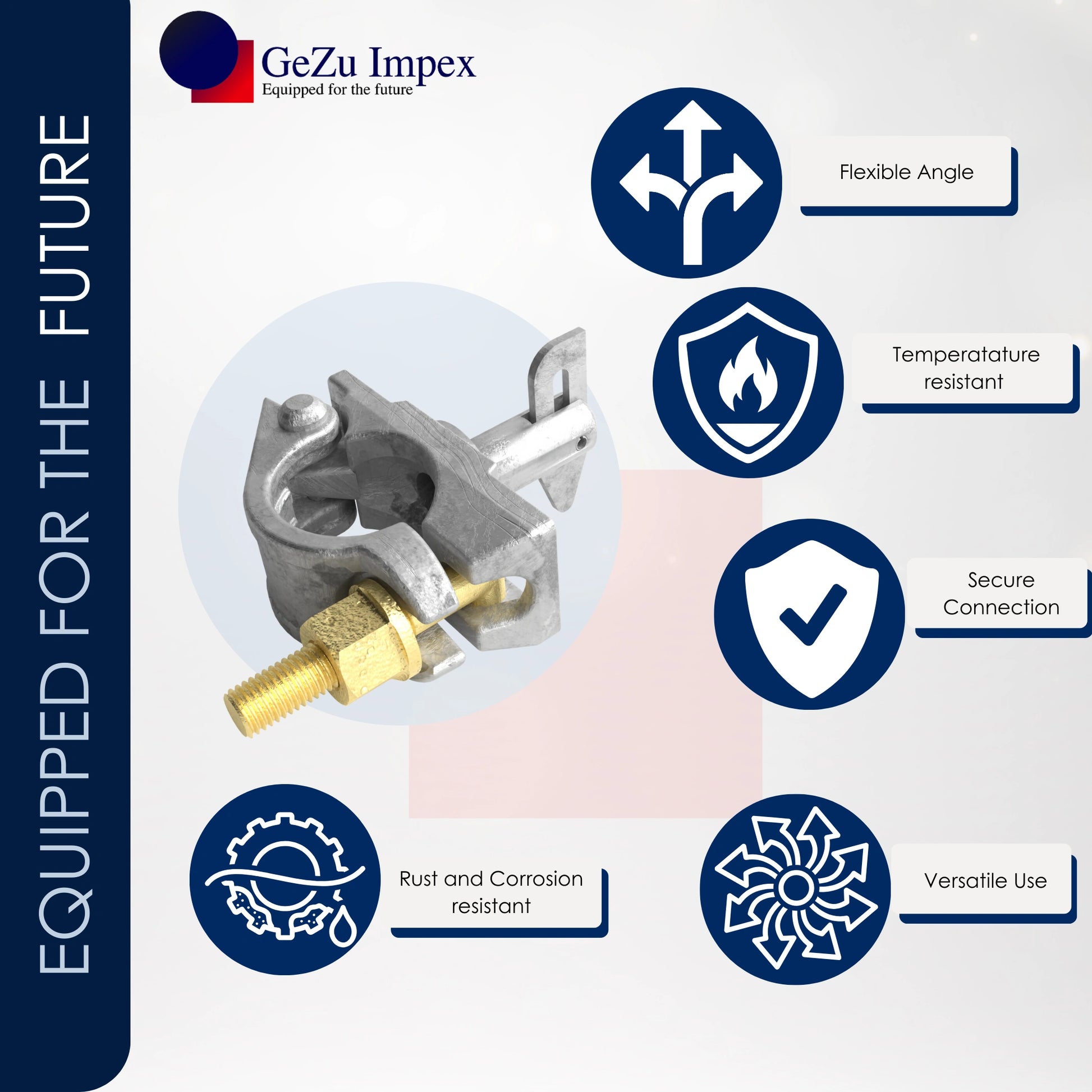 Scaffolding Clamps Swivel Double Scaffold Fitting Coupler Pipe Forged Single Couplers 