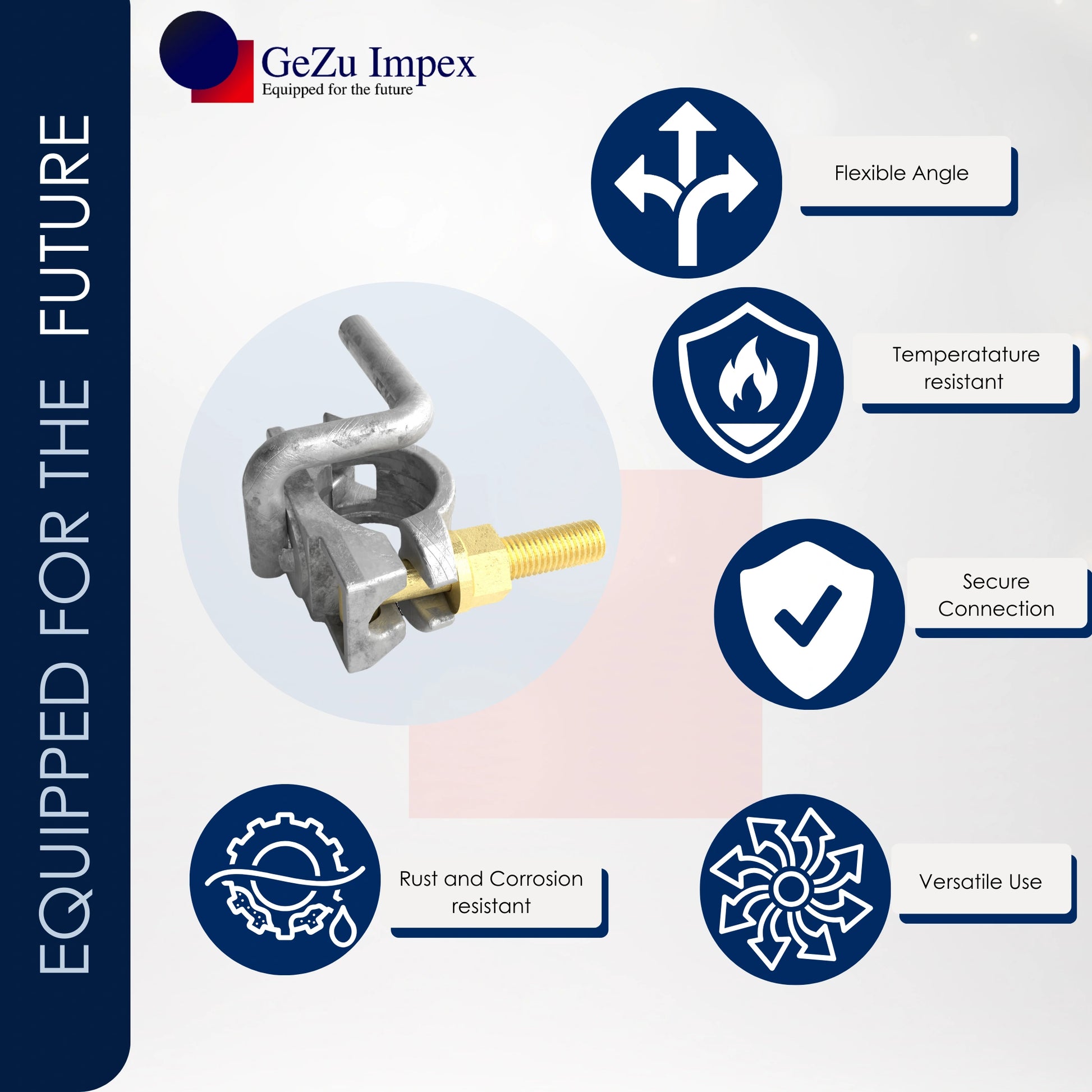 Scaffolding Clamps Swivel Double Scaffold Fitting Coupler Pipe Forged Single Couplers 