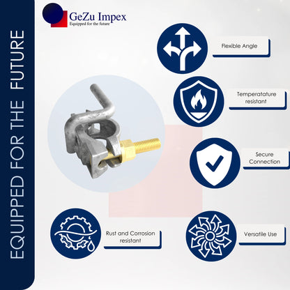Scaffolding Clamps Swivel Double Scaffold Fitting Coupler Pipe Forged Single Couplers 