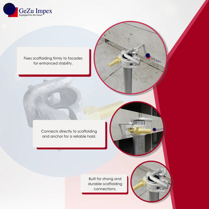 Scaffolding Clamps Swivel Double Scaffold Fitting Coupler Pipe Forged Single Couplers 
