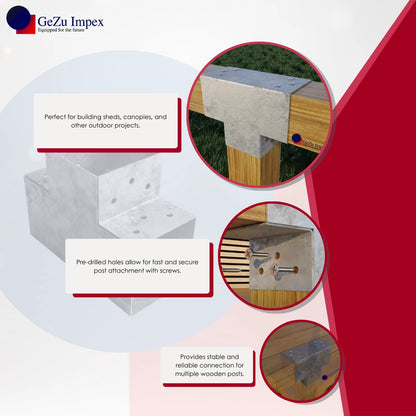 pergola corner brackets toja grid Right Angle Corner Angle Post Base Framola pavilion bracket Connector Elevated Wood Stand